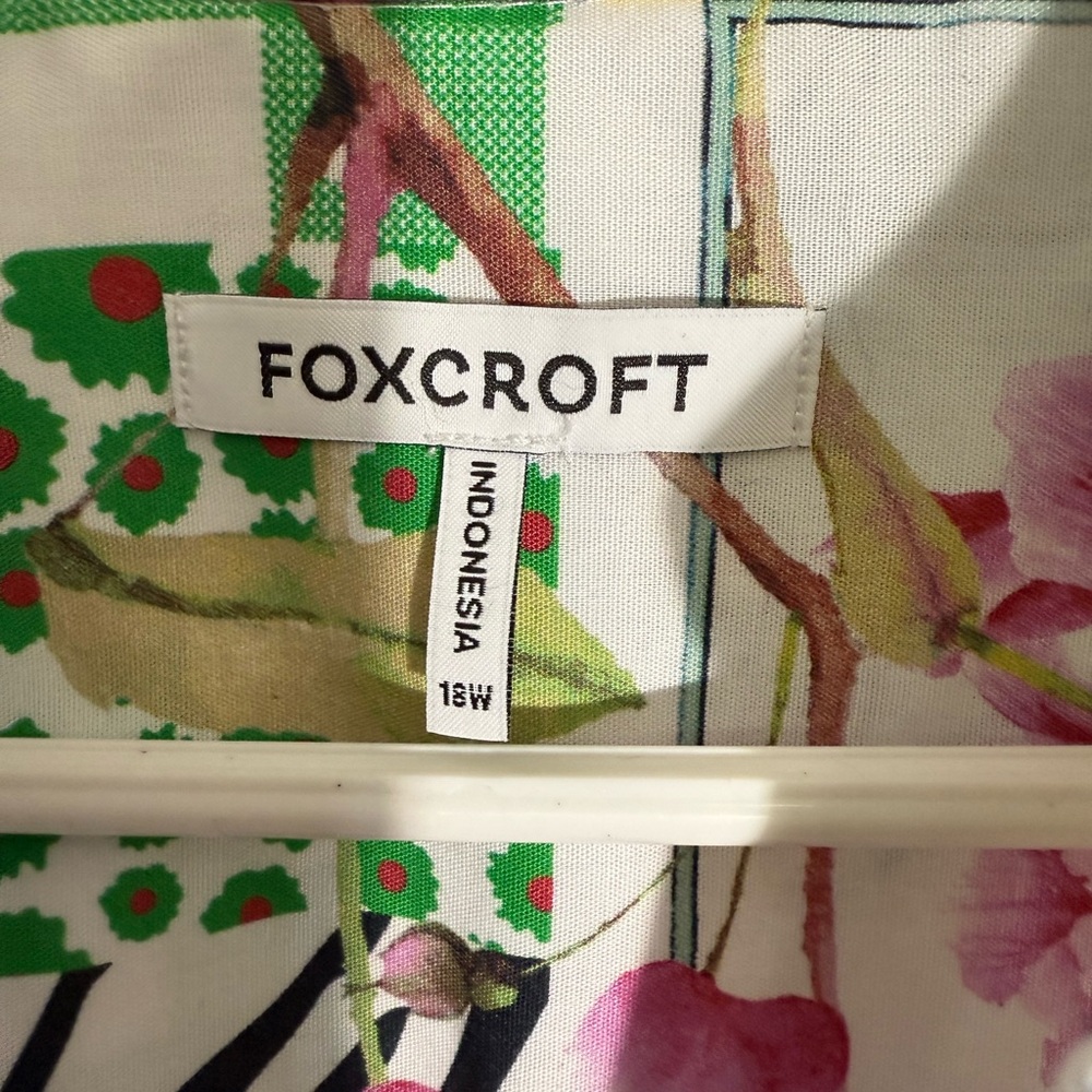 Foxcroft Multicolor Floral Patchwork Blazer - image 5